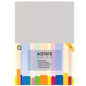 Other Surfaces: Jeje Products Acetate A5 - Thick, Not heat resistant 10pk