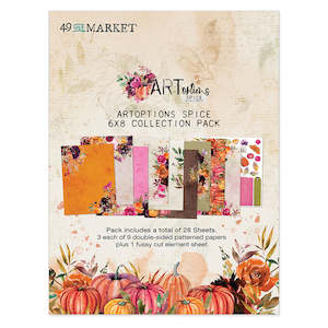 Paper Pads: 49 and Market 6 x 8 Collection Pack - Artoptions Spice