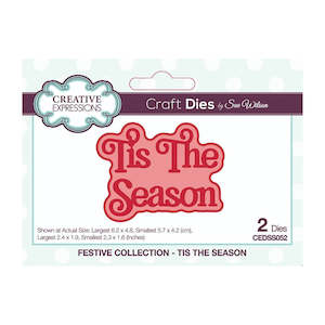 Creative Expressions Festive Collection Die - Tis the Season CEDSS052