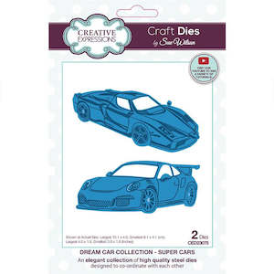 Creative Expressions Dream Car Collection Die - Super Cars CED23075