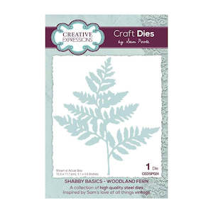 Creative Expressions Shabby Basics Die - Woodland Fern CEDSP024