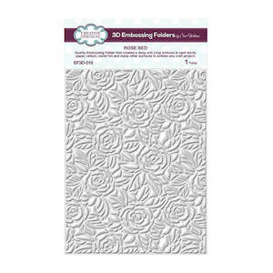 Creative Expressions 3D Embossing Folder - Rose Bed EF3D-018