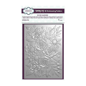 Creative Expressions 3D Embossing Folder - Rose Garden EF3D-074