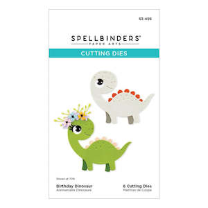 Spellbinders Die - Birthday Dinosaur