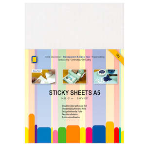 Sticky Sheets  for Die Cutting A5 10pk - Jeje Products