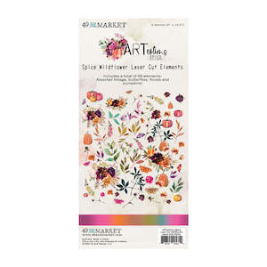 49 and Market Laser Cut Elements - Artoptions Spice Wildflowers