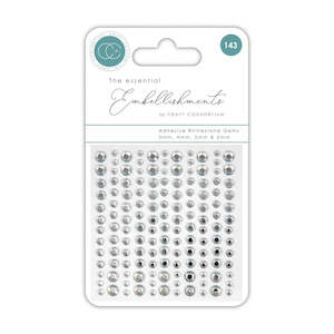 Craft Consortium Adhesive Rhinestone Gems - Clear