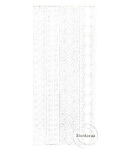 PeelCraft Stickers - Lacy Borders - White PC2462W