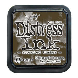 Distress Pads Inks: Tim Holtz Distress Dye Ink Pad - Scorched Timber