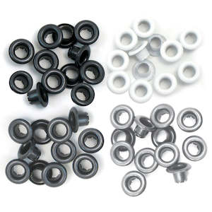 We R Memory Keepers Eyelets - Grey WER-ES 41582