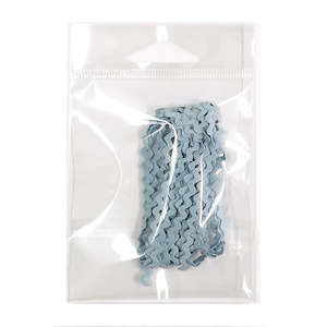 Other Embellishments: Ribbon - 3m - Light blue ricrac GARAGE SALE