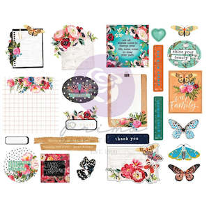 Prima Marketing Stickers - Painted Florals GARAGE SALE