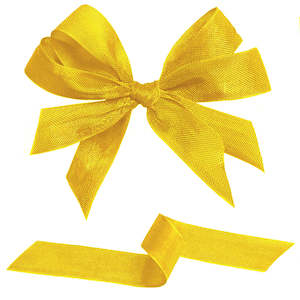 Seam Binding Ribbon: Seam Binding Ribbon 3m - 175 Yellow