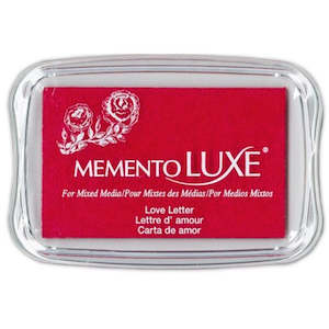 Tsukineko Memento Luxe Pigment Ink Pad - Love Letter