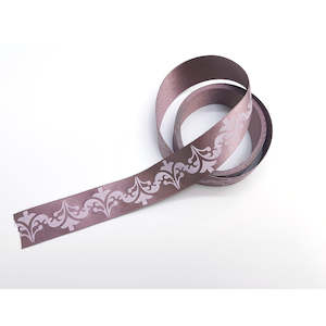 Other Embellishments: Ribbon - 1.5m - Ornate Purple GARAGE SALE