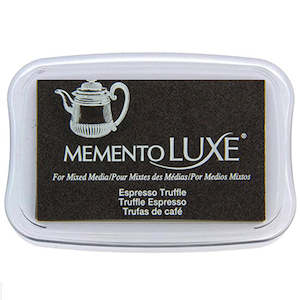 Tsukineko Memento Luxe Pigment Ink Pad - Espresso Truffle