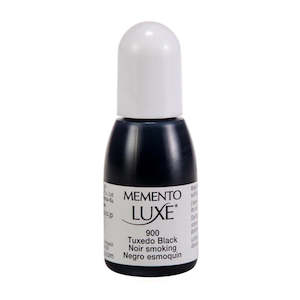 Tsukineko Memento Luxe Pigment Reinker - Tuxedo Black