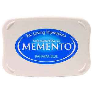 Tsukineko Memento Dye Ink Pad - Bahama Blue