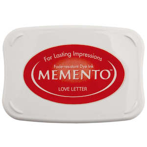 Tsukineko Memento Dye Ink Pad - Love Letter Red