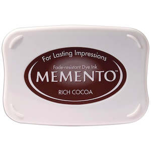 Tsukineko Memento Dye Ink Pad - Rich Cocoa