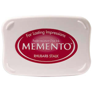 Tsukineko Memento Dye Ink Pad - Rhubarb Stalk