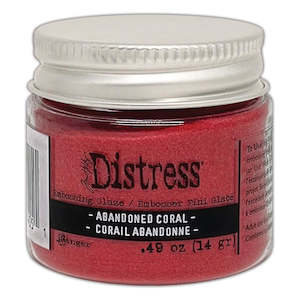 Distress Embossing Glaze - Abandoned Coral GARAGE SALE