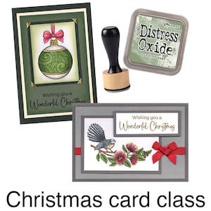 Sat 19th October - Christmas Card Making Class