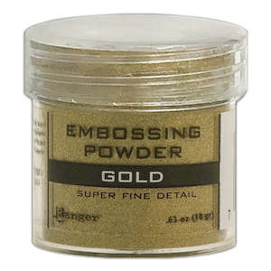 Embossing Powder Glaze: Ranger Embossing Powder -  Gold Superfine