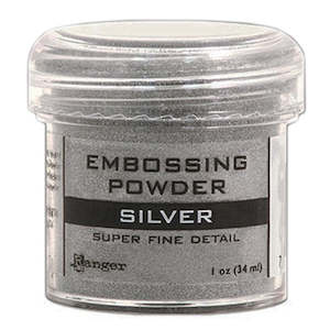 Ranger Embossing Powder -  Silver Superfine