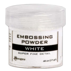 Embossing Powder Glaze: Ranger Embossing Powder -  White Superfine