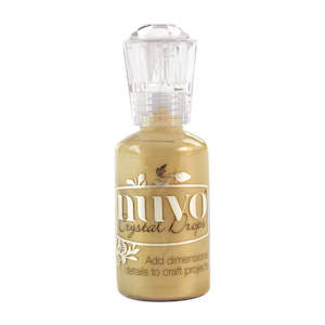 Nuvo Drops Stickles: Nuvo Crystal Drops Metallic - Mustard Gold