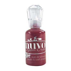 Nuvo Crystal Drops Pearl - Autumn Red