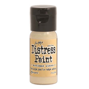 Paint: Tim Holtz Distress Paint - Antique Linen