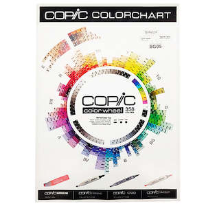 Copic Accessories: Copic Marker Colour Chart