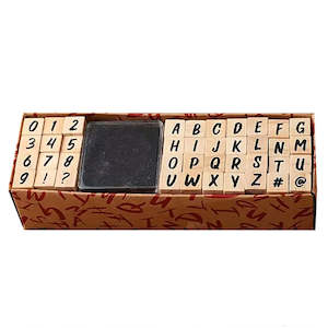 Alphabet Sets Numbers: Montie's Craft Supplies Alphabet Set - Brush Marker Font