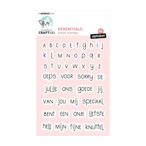 Alphabet Sets Numbers: Clear Stamps - Studio Light Essentials