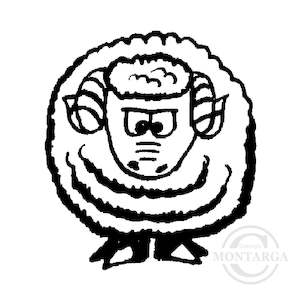 1210 C - Ram Rubber Stamp Rubber Stamp