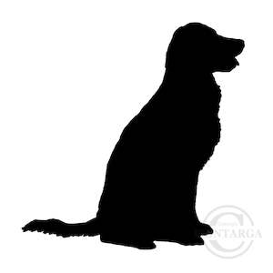 1158 F - Silhouette Dog Rubber Stamp