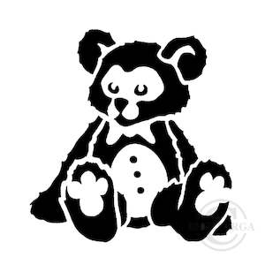 0734 C - Teddy Rubber Stamp