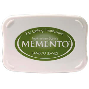 Tsukineko Memento Dye Ink Pad - Bamboo Leaves