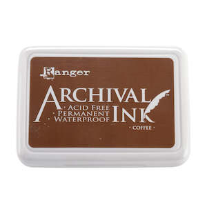 Ranger Archival Dye Ink Pad - Coffee