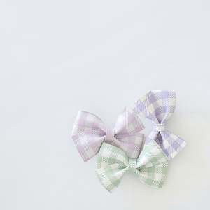 Aoife - Single Little Sister Bow Clips Or Headbands (4 Colour Choices)