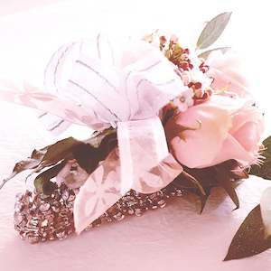 Diamante Wrist Corsages