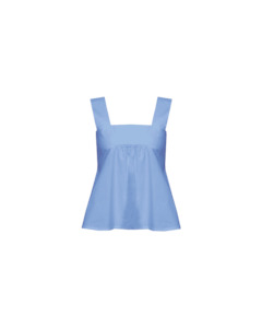 Clothing: MARGIE TIE-BACK TOP CORNFLOWER