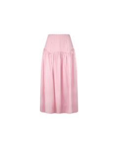 TRULLI SKIRT PINK RED STRIPE