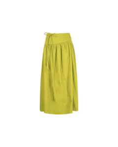 Clothing: RODEO MAXI SKIRT CHARTREUSE