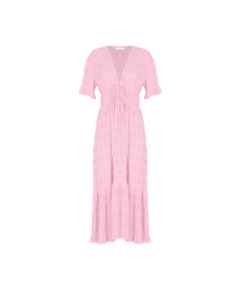 Mirella V-neck Dress Pale Pink