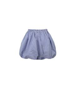 Raquel Bubble Skirt Cobalt Gingham