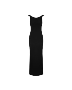 Black Tie Gown Black Black