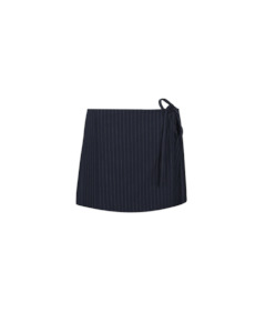 Milo Mini Skirt Navy Pinstripe